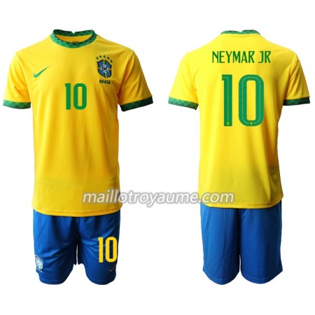 Tenue Enfant Brésil Neymar JR 10 Domicile 2020 (+ Short) Tenue Enfant Brésil Neymar JR 10 Domicile 2020 (+ Short)
